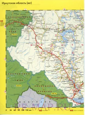 Карта Иркутска (Россия) на русском языке, расположение на карте мира с  городами, метро, центра, районов и округов