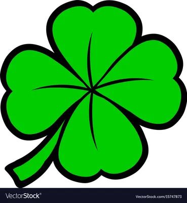 Lucky irish clover for st patricks day Royalty Free Vector