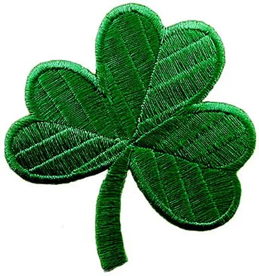 Clover with three leaves isolated on white background. Shamrock St Patrick  Irish symbol. 19048345 Vector Art at Vecteezy