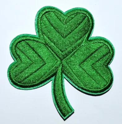 Medium - Green - Irish Shamrock/Clover - Iron on Patch, Embroidered  Applique - Walmart.com