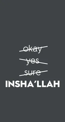 All Size Wallpapers — Islamic phone wallpaper Always say Insha'llah!! |  Islamic quotes, Quran quotes, Quote aesthetic