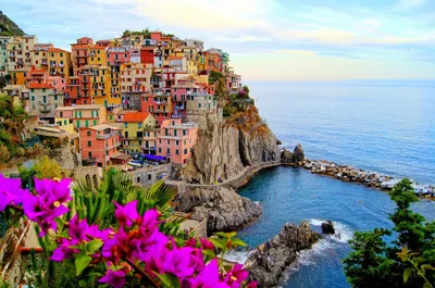 Обои Italy Cinque Terre Города Амальфийское и Лигурийское побережье (Италия),  обои для рабочего стола, фотографии italy, cinque, terre, города,  амальфийское, лигурийское, побережье, италия, дома, море Обои для рабочего  стола, скачать обои картинки