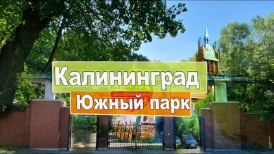 Калининград - Южный парк - YouTube