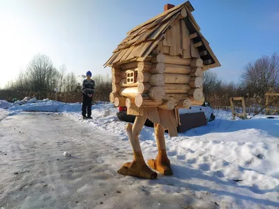 шкатулка для украшений Избушка на Курьих Ножках бронза купить