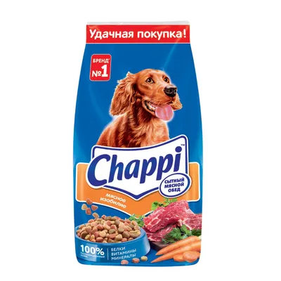 Chappi влажный корм для взрослых собак мясное изобилие, в паучах - 85 г х  28 шт - купить в Москве | КотМатрос