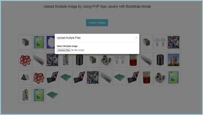 Upload Multiple Images by Using PHP Ajax Jquery with Bootstrap Modal |  Webslesson