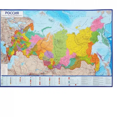 Купить Карта GLOBEN КН059 интерактивная. Россия политико-административная  1:7,5 - Медведь Калуга