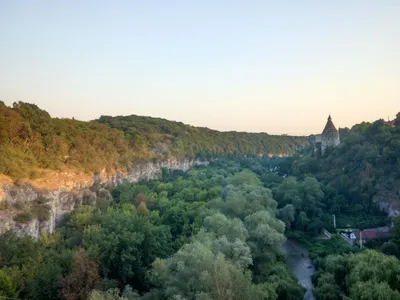 Фотоальбом. Украина. Хмельницкая область. Каменец-Подольский. Каньон реки  Смотрич