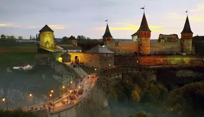 Каменец-Подольский замок на закате дня | Фотограф Сергей Мельник | Фото №  57175