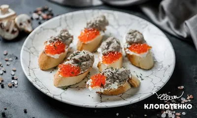 канапе из семги с мягким сыром самые вкусные от Довна - YouTube