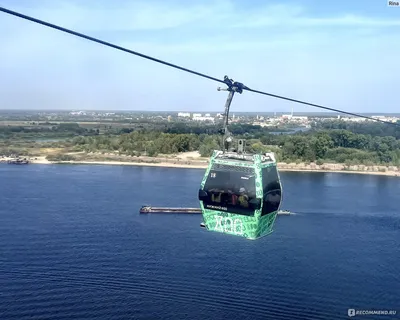 Полет над Волгой. Канатная дорога в Нижнем Новгороде. Обалденный аттракцион  для туристов. | Обо всем с \"Огоньком\" | Дзен