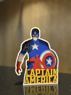 Марвел Фигурка \"Capitan America\" Капитан америка, герой Marvel купить по  низким ценам в интернет-магазине Uzum (799600)