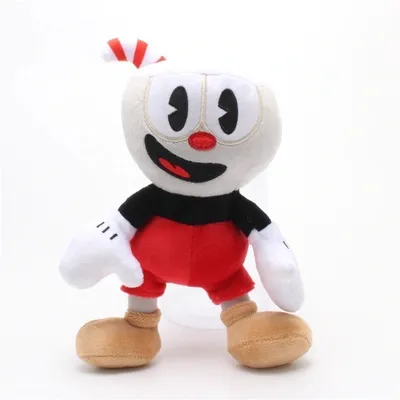 Мягкая игрушка Cuphead and Mugman, Капхед, красного цвета - купить с  доставкой по выгодным ценам в интернет-магазине OZON (241480513)