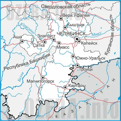 Персональный сайт - -зоографическая карта Челябинской области