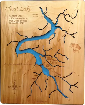 River Map: Cheat River Canyon - AdventureKEEN Shop