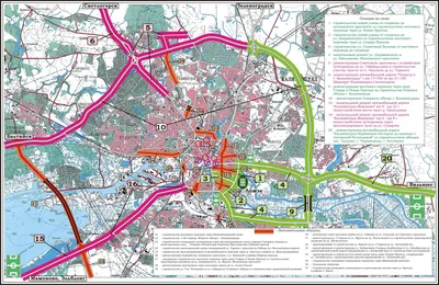 Карта дорог Калининградской области | Городские легенды