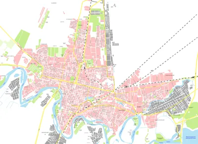 Карта Краснодара (Россия) на русском языке, расположение на карте мира с  городами, метро, центра, районов и округов