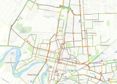 Все красное: Пробки в Краснодаре достигли 10 баллов. | «Новости без границ»  | Дзен