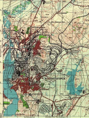 Магнитогорск - Города - Каталог | Каталог векторных карт