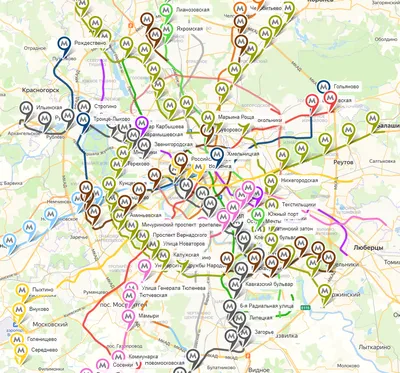 Схема Московского метро в 2030 году. Инфографика | Общественный транспорт |  Общество | Аргументы и Факты