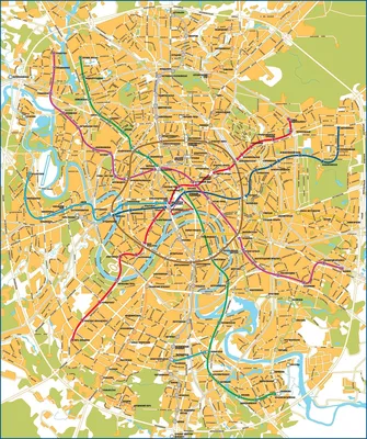 Настоящая карта метро: реальное местоположение станций | А - Кадастр | Дзен