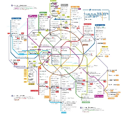 Опубликована схема Московского метро 2030 года - Российская газета