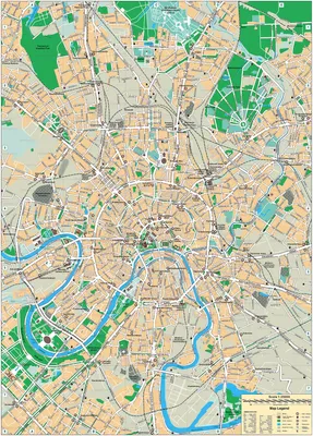 Карта Москвы 2021 год в формате svg (вектор) | студия Андрея Кирияк