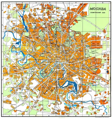 Астрологическая карта Москвы. Зодиакальная карта Москвы.