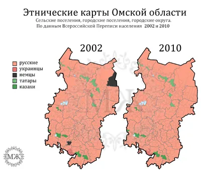 Регион на одной карте - Омская область. Высококачественная карта дорог Омской  области 2011 года с расстоянием между