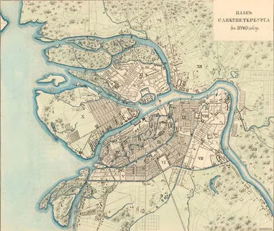 Карта Санкт-Петербурга. 1735 год – Маленькие истории