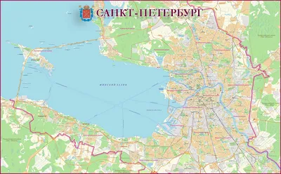 Аэропорты и гостиницы: Санкт-Петербург карта города