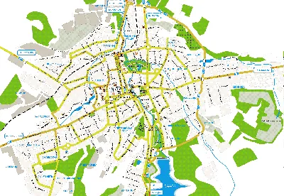 Карта Симферополя (Россия) на русском языке, расположение на карте мира с  городами, метро, центра, районов и округов