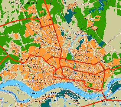 Карта Томска (Россия) на русском языке, расположение на карте мира с  городами, метро, центра, районов и округов