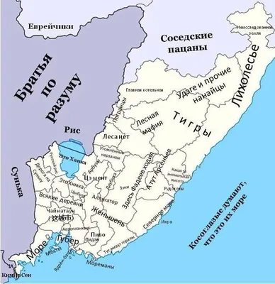 Владивосток. Большая карта - Города - Каталог | Каталог векторных карт
