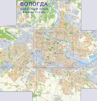 Карта Вологды с фото фото