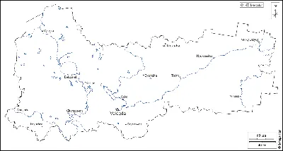 Интерактивная карта Вологодской области