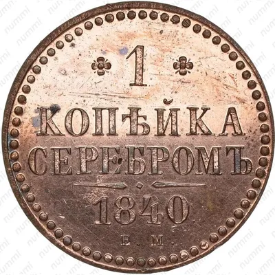 1 копейка Николая I 1855 года