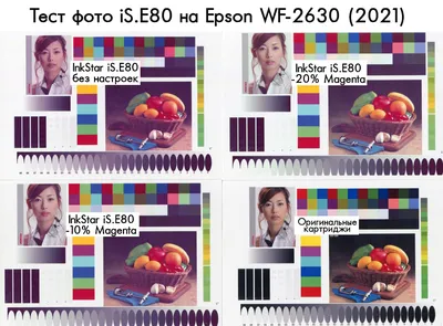 СРАВНИТЕЛЬНЫЙ ТЕСТ ЧЕРНИЛ РАЗНЫХ ПРОИЗВОДИТЕЛЕЙ (Epson, InkTec, Aplpachem  (Бренд Ink-mate) - Дубна - Центр обслуживания офисной техники \"ИНКВИД\"