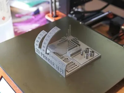 Мини тест для 3D фотополимерника | Пикабу