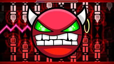 PrinTort Сахарная картинка на торт Геометри Даш Geometry Dash