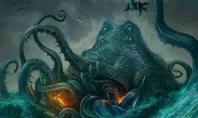 КРАКЕН (KRAKEN) - ГИГАНТСКОЕ МОРСКОЕ ЧУДОВИЩЕ, ХРАНИТЕЛЬ СОКРОВИЩ,  ПОВЕЛИТЕЛЬ ГЛУБИН | TUSOVKA | Дзен