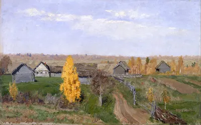 Файл:Isaac Levitan - Golden autumn. Slobodka - Google Art Project.jpg —  Википедия