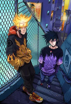 Naruto And Sasuke #2 Digital Art by Duc Nguyen - Pixels