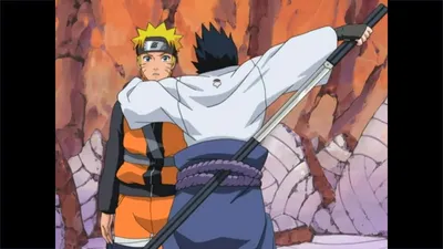 High-quality concept art of naruto and sasuke in a battle on Craiyon