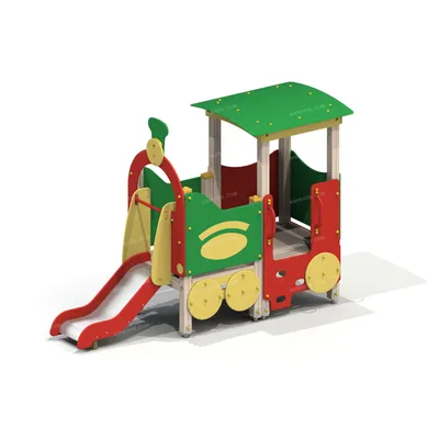 004420 - Детский игровой комплекс «Паровозик» для детской площадки