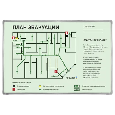 Планы эвакуации при пожаре и других чрезвычайных ситуациях | Пожарная  автоматика