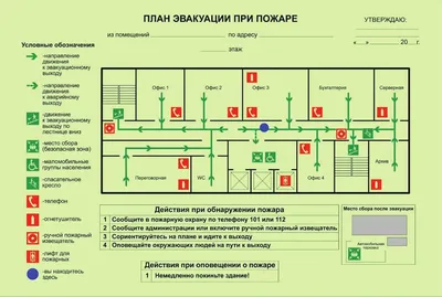 Изготовление планов эвакуации |