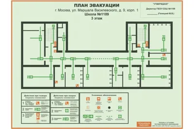 Тактильный план эвакуации при пожаре