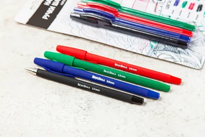Ручка шариковая “Flair” Writo-meter (10 км) синяя – Альтернатива Трейд