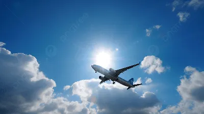 Самолет в небе стоковое изображение. изображение насчитывающей финансы -  45852825